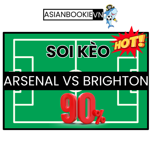 Soi kèo Arsenal vs Brighton 31/8 NHA 2024/25